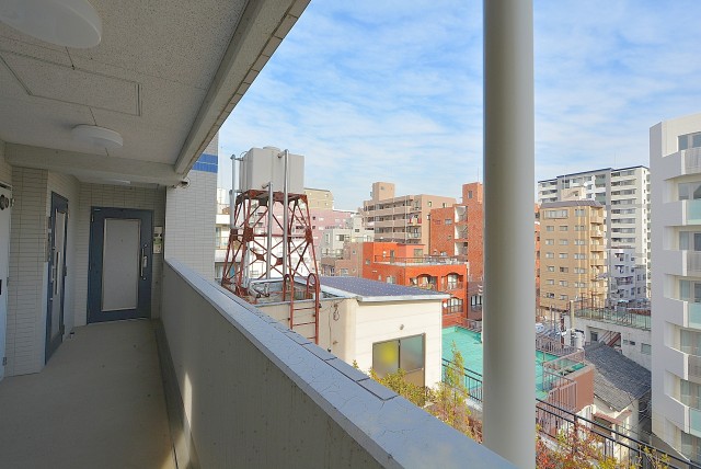 入谷アムフラット (9)外廊下