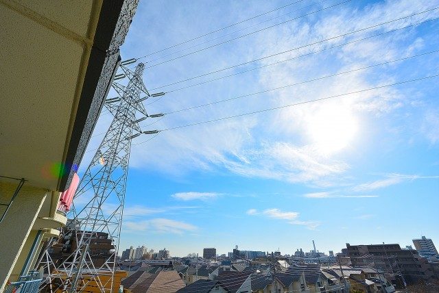 上高井戸ヒミコマンション リビングバルコニー