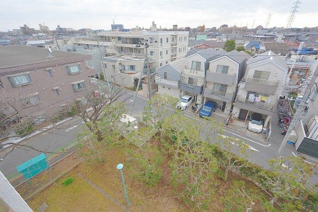 給田西住宅 バルコニー