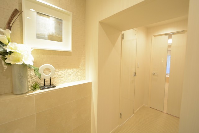 上野毛ハイム1号棟　玄関