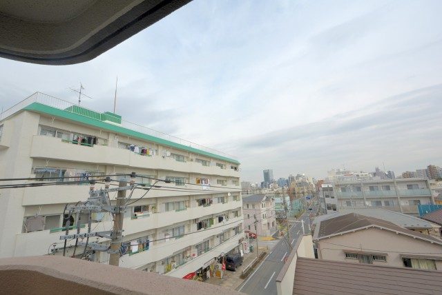 サンライズ上馬マンション バルコニー