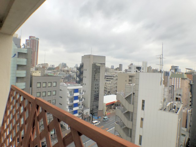 麻布霞町マンション バルコニー