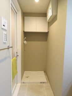 ライオンズガーデン幡ヶ谷　洗濯機置場