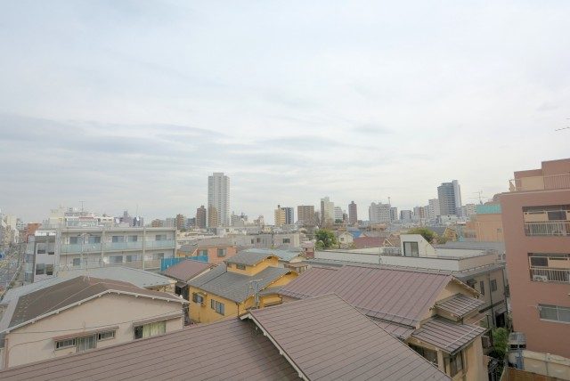 サンライズ上馬マンション バルコニー