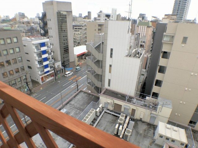 麻布霞町マンション バルコニー