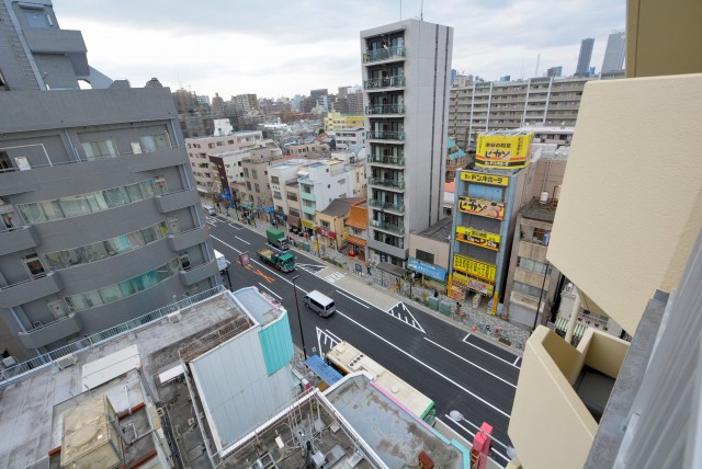 パシフィック早稲田 外廊下