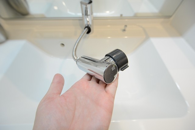 南平台マンション 洗面