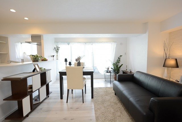 南平台マンション バルコニー