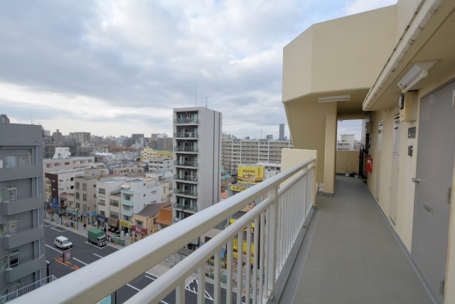 パシフィック早稲田 外廊下