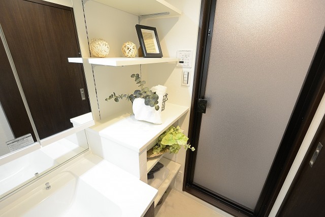 南平台マンション 洗面