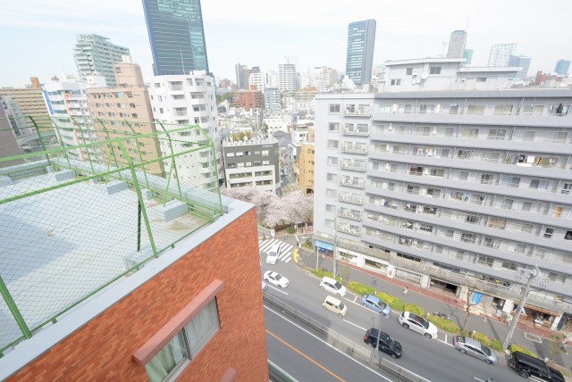 セブンスターマンション中目黒 外廊下