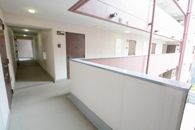 グランドメゾン新宿東 外廊下