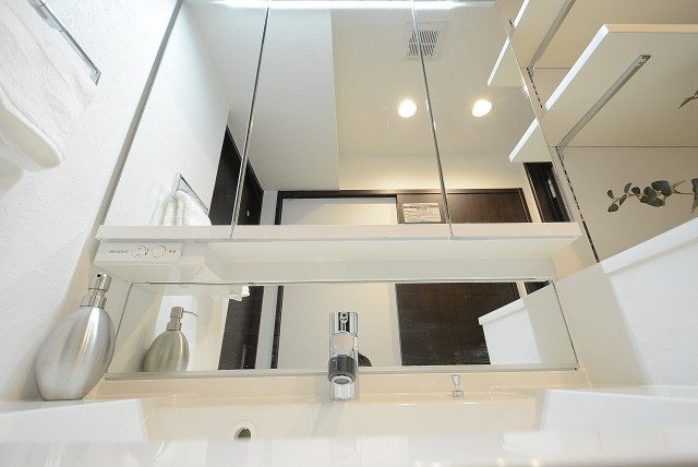 南平台マンション 洗面