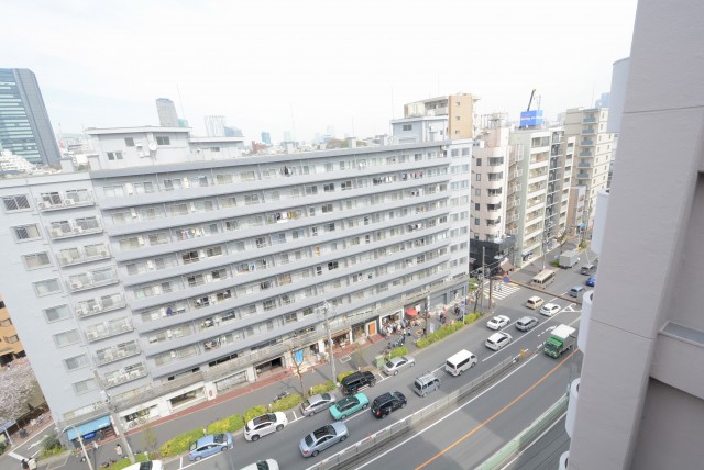 セブンスターマンション中目黒 外廊下