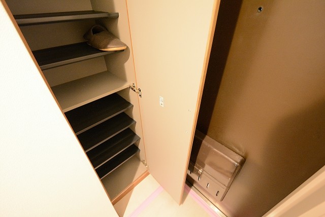 朝日白山マンション 玄関
