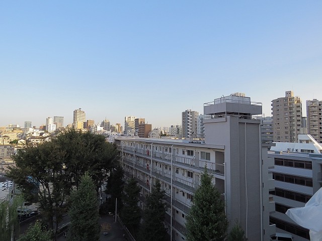 グリーンヒル新宿　LDK眺望右