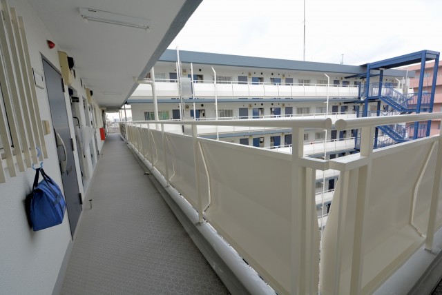 大森ハイツ外廊下