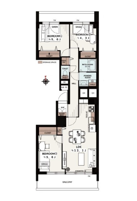 シーアイマンション桜上水 間取り図 シーアイマンション桜上水 間取り図
