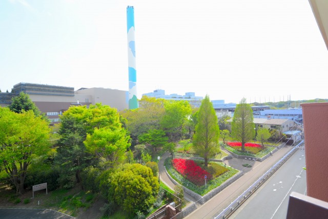 砧公園ヒミコマンション バルコニー