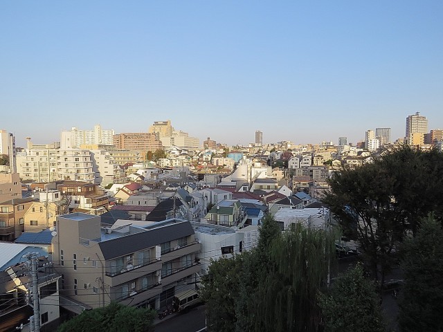 グリーンヒル新宿　LDK眺望左