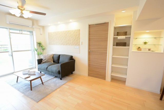 砧公園ヒミコマンション リビング