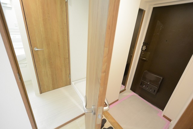 朝日白山マンション 洗濯機置場