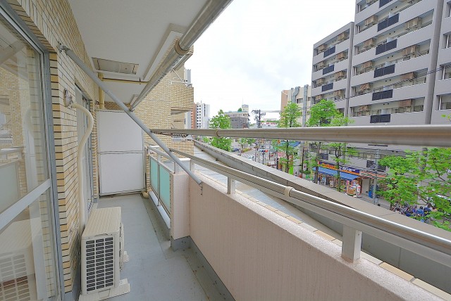 朝日白山マンション バルコニー