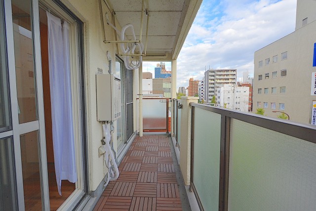 都立大バロンズコート バルコニー