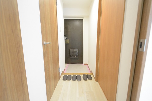 朝日白山マンション 玄関