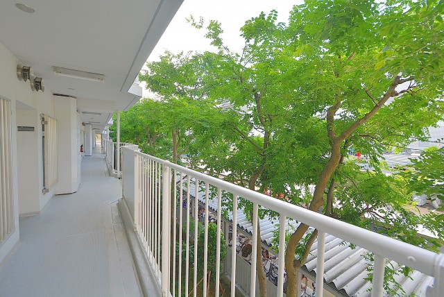 ファミリータウン東陽 外廊下