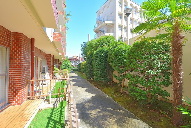 サンビューハイツ渋谷 ウッドデッキ