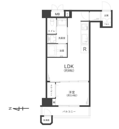 トーア駒込　間取り図