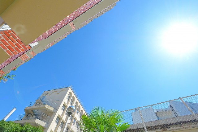 サンビューハイツ渋谷 ウッドデッキ