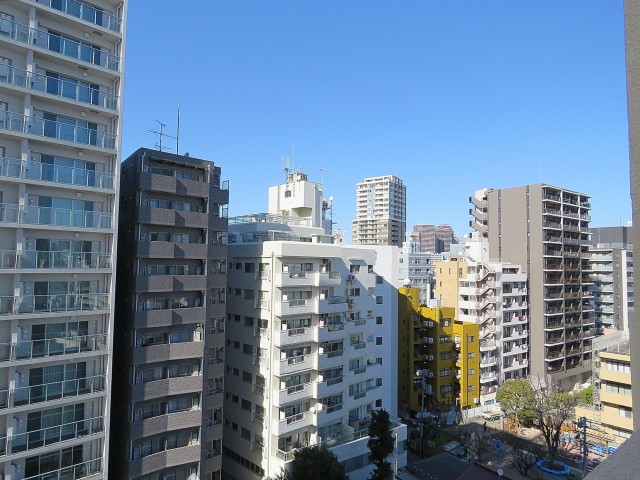 目黒グリーンコープ　共用廊下眺望