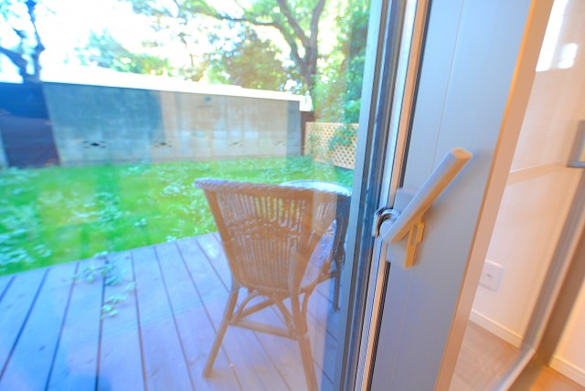 馬事公苑前ハイム ウッドデッキ