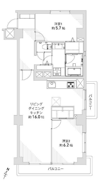 秀和第二自由が丘レジデンス 間取り図 秀和第二自由が丘レジデンス 間取り図