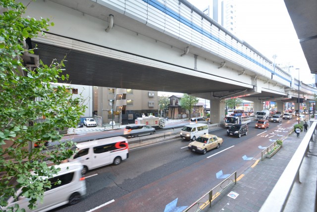 上馬マンション バルコニー