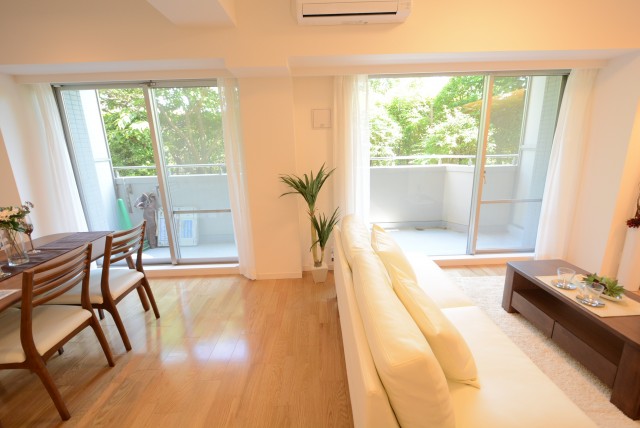 多摩川南パークハウス バルコニー