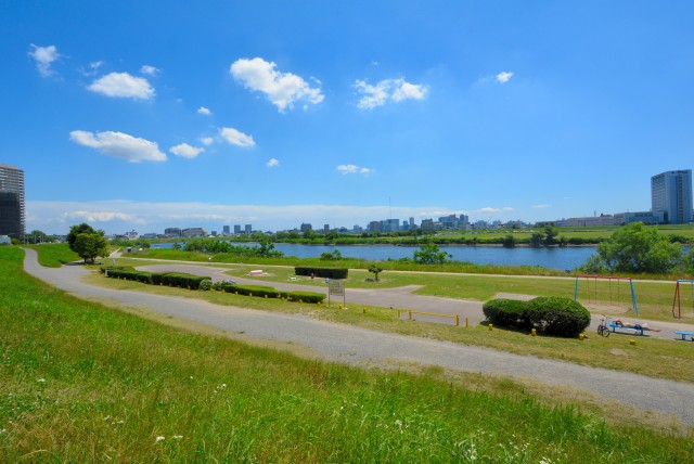 矢口渡周辺 多摩川沿い