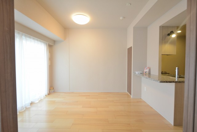 ⑤ウィルローズ市谷柳町 (98)さて、LDの方に戻って…キッチンの方にいってみます