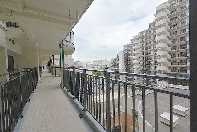 アルファスシティ大島　外廊下