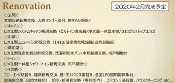 リノベーション内容