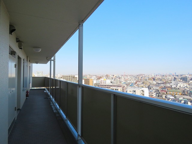 多摩川芙蓉ハイツ　共用廊下