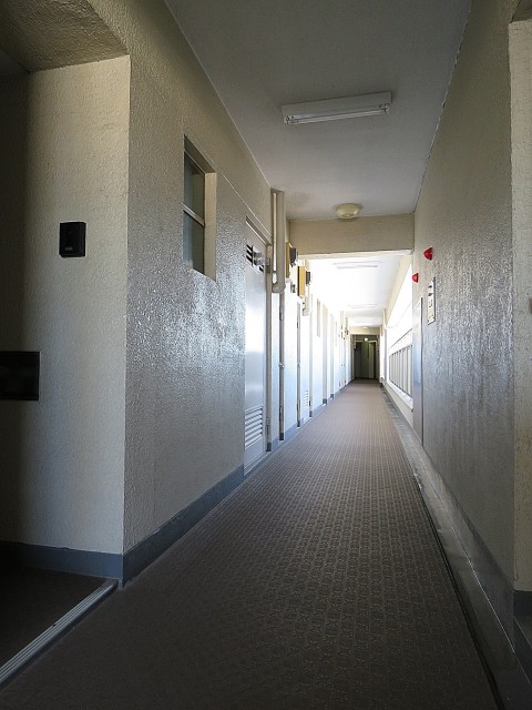 山王スカイマンション　共用廊下