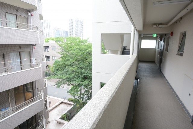 財形第3御殿山マンション 外廊下