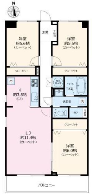 ファミリータウン東陽　間取り