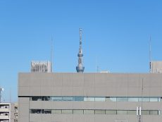 ファミリータウン東陽　共用廊下眺望