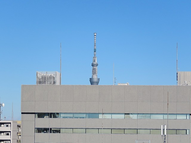 ファミリータウン東陽　共用廊下眺望