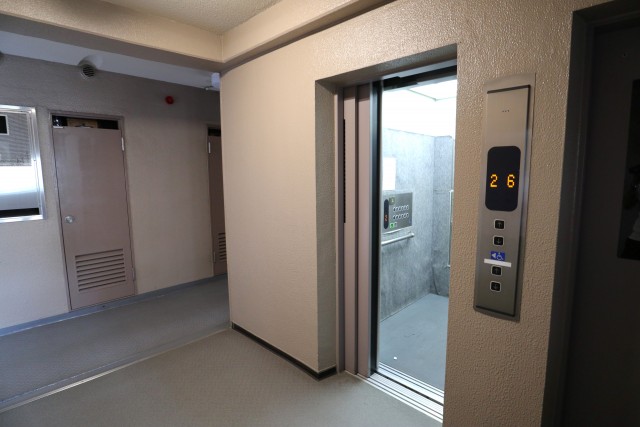 飯田橋第一パークファミリア 外廊下