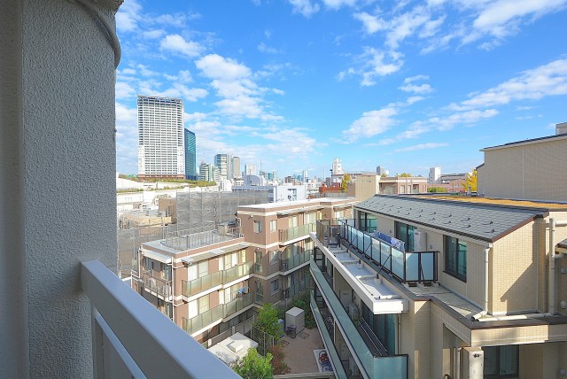 東山コーポラス バルコニー